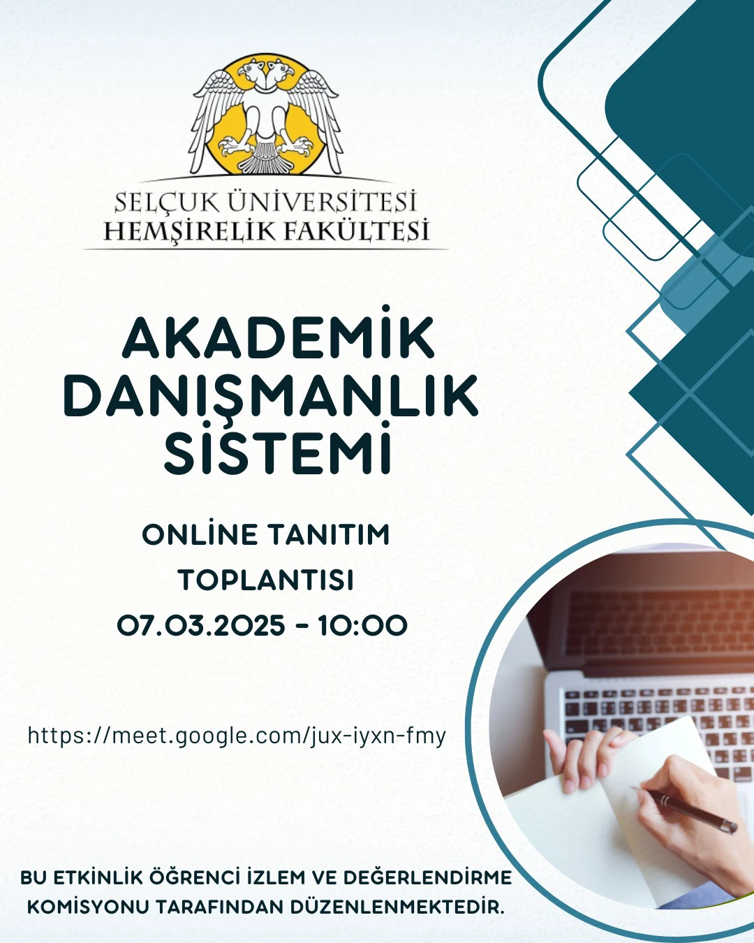 Akademik Danışmanlık Sistemi Toplantı Duyurusu 